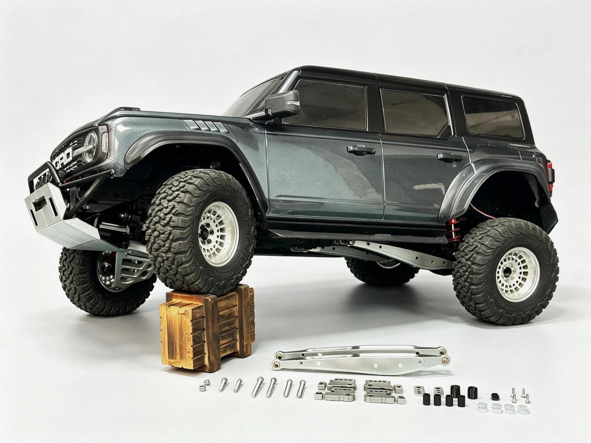 Traction Hobby Km 1/8 Bronco Rc Car Metal Rear Arm Op Part