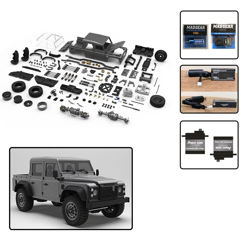 CAPO Cub1 1/18  4wd Rc Pickup Crawler KIT