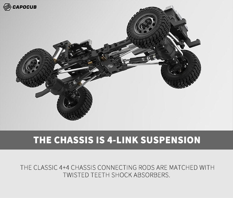 CAPO Cub1 1/18  4wd Rc Pickup Crawler KIT