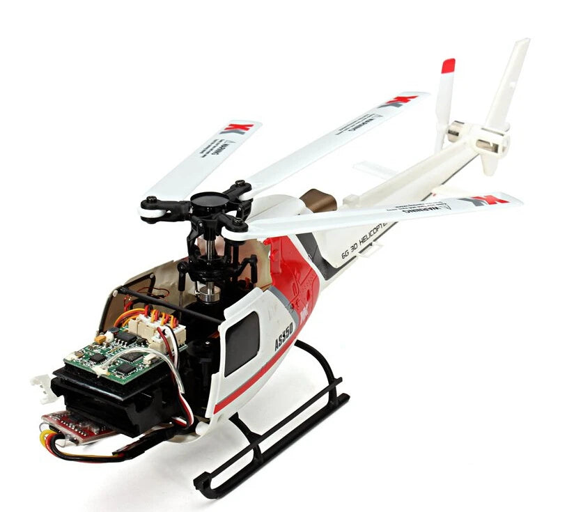 WLtoys XK K123 6CH Brushless AS350 Scale 3D6G System RC Helicopter RTF