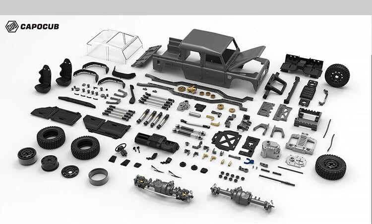 CAPO Cub1 1/18  4wd Rc Pickup Crawler KIT