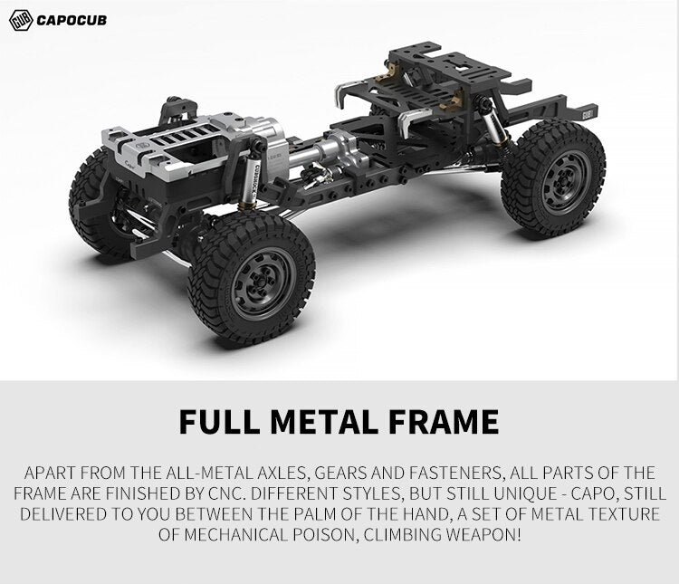 CAPO Cub1 1/18  4wd Rc Pickup Crawler KIT
