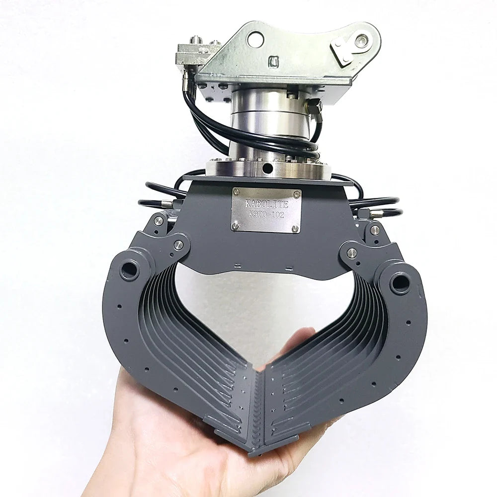 Hydraulic Claw Bucket Hydraulic Clamp for 1/14 RC Hydraulic Excavator Kabolite K970