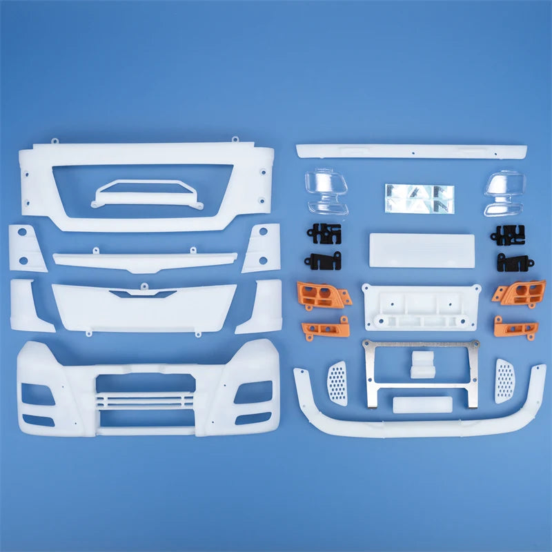 Front Face Modification Kit for 1/14 Tamiya RC Truck MAN TGS TGX 56325 26329 56332 56350