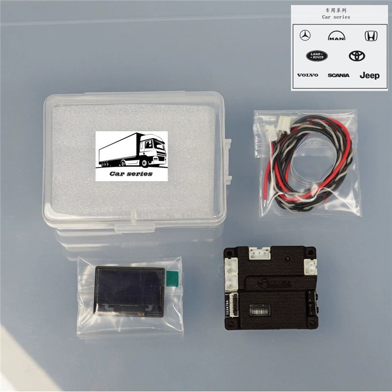 1/14 Tamiya Tractor Hydraulic Excavator LCD Interior Screen Voltmeter Thermometer Pressure Gauge