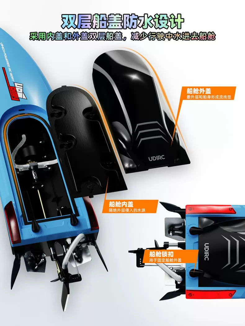 UDIRC UDI025 Brushless Remote Control Boat RTR