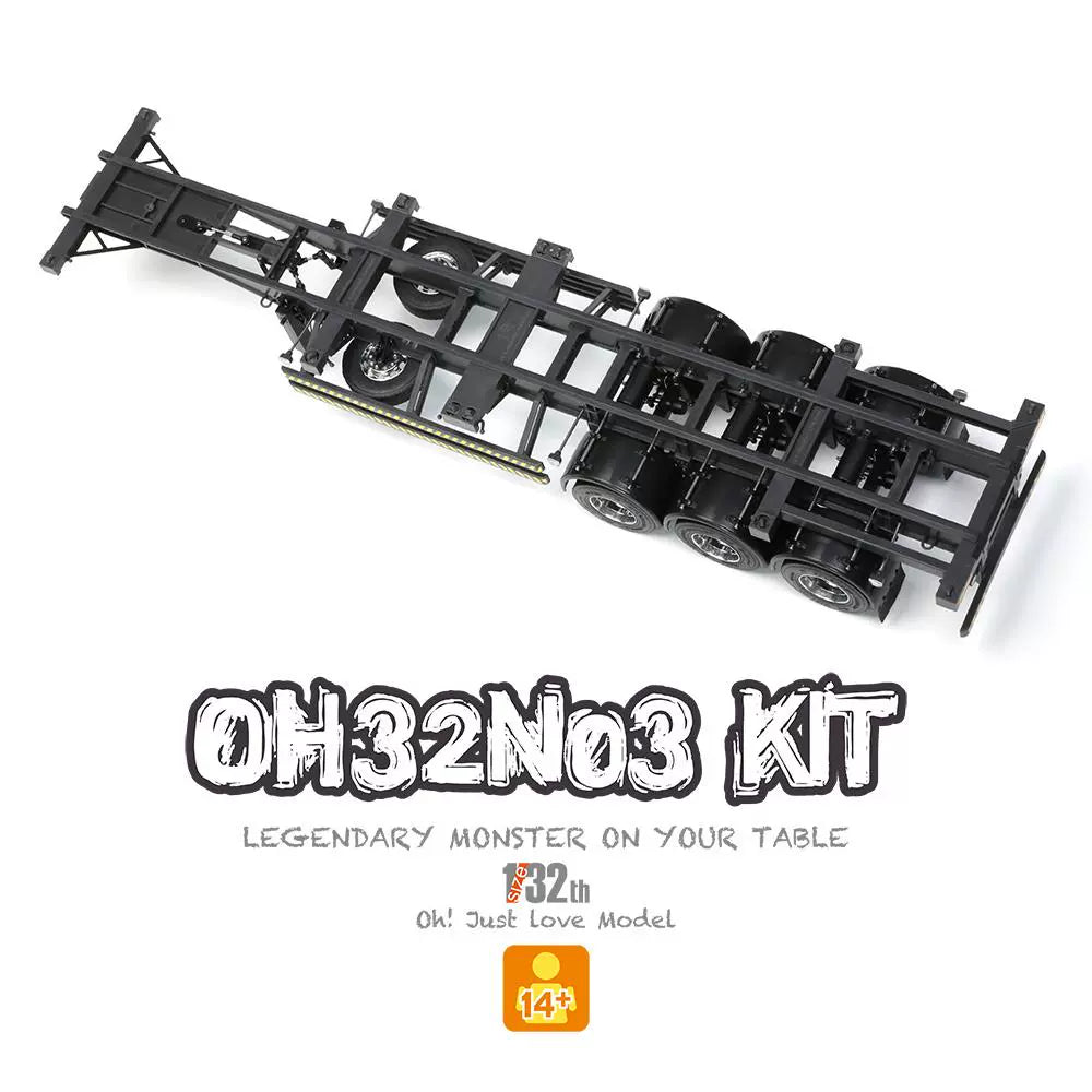 Orlandoo Hunter 1/32 N03 Container Skelett Anhänger Kunststoff Modell KIT