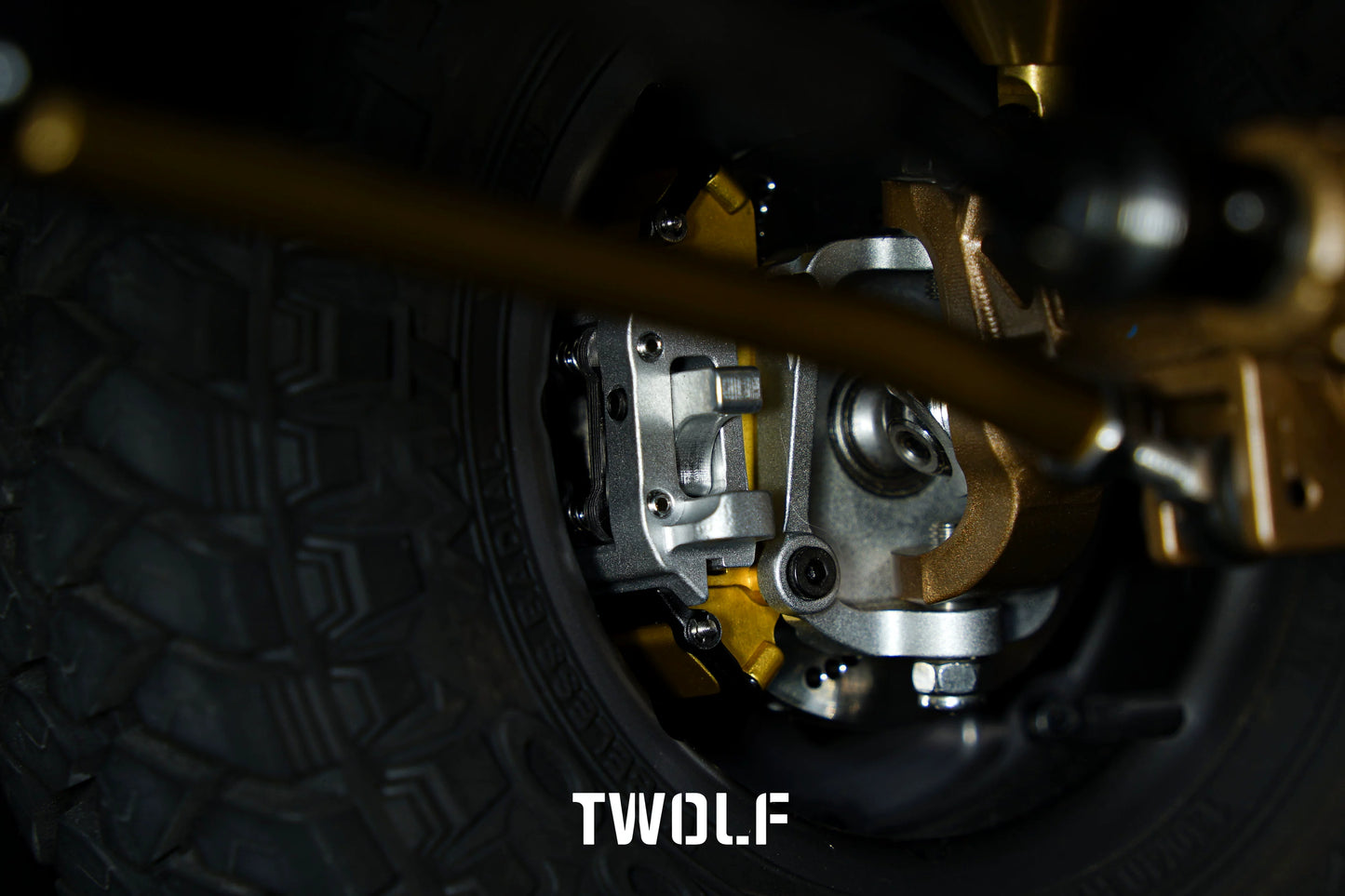 TWOLF M715 1/8 Rc Car Disc Brake Caliper Pedal Op Parts