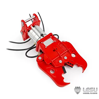 LESU 1/14 Aoue-956 RC Hydraulic Excavator Metal Mechanical Claw Hydraulic Pliers Bucket