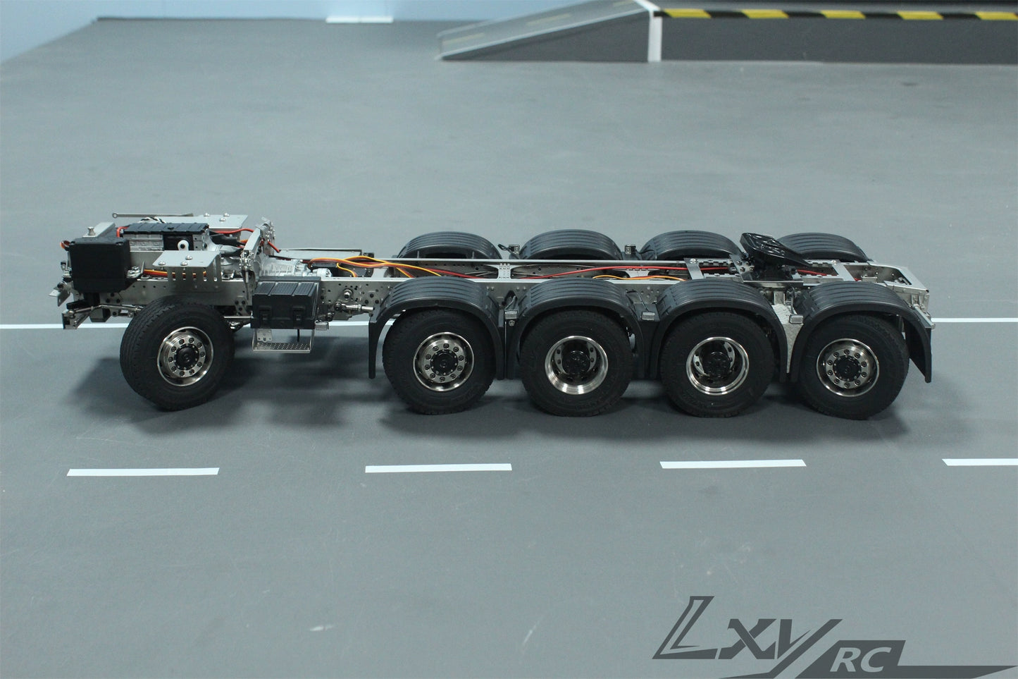 Lxy Tamiya 1/14 RC SCANIA 770S 10X10 Metal Chassis Assembly