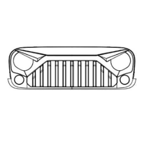 CAPO CD15827 JKMAX 1/8 Rc Car shell Parts