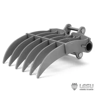 LESU 1/14 Aoue-956 RC Hydraulic Excavator Metal Mechanical Claw Hydraulic Pliers Bucket