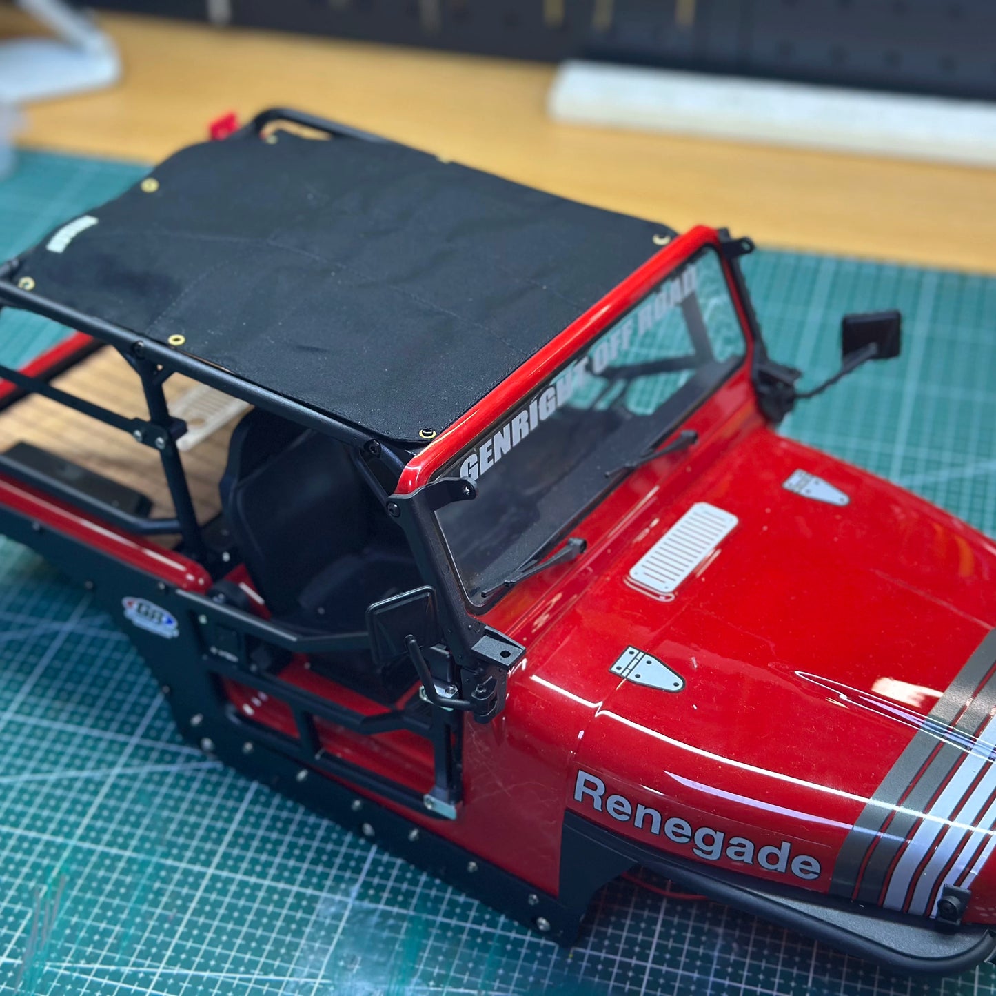 AXIALSCX10 CJ7 Rc Car Top Tarpaulin