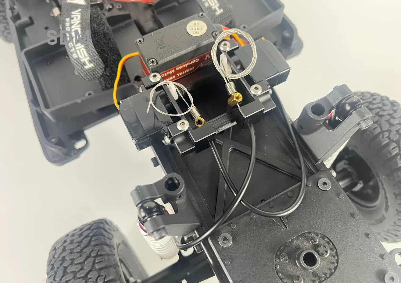 SDM SCX10 3rd Generation TRX4 VP 1/10 Pipe Frame Rc Car Constant Speed Steering Differential Speed Lock Rc Climbing Car Axle DA05
