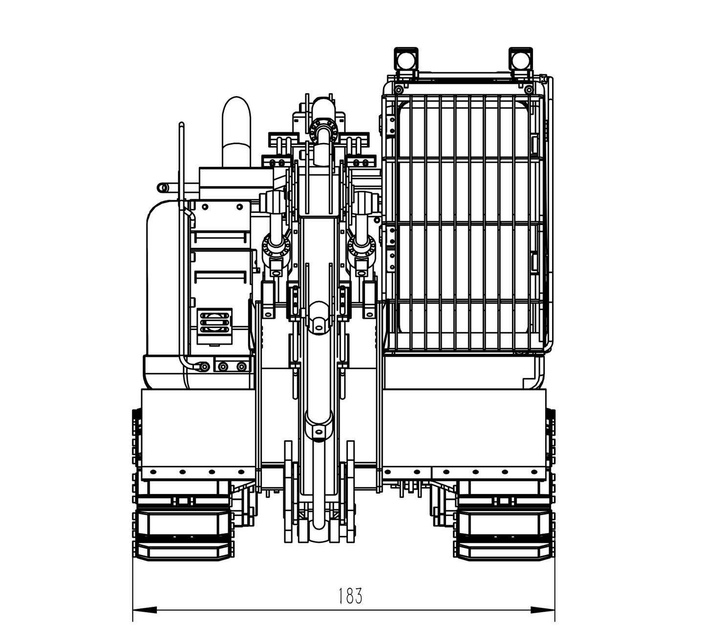 SFrog Hitachi 135 1/14 All Metal Desktop Hydraulic Excavator RTR