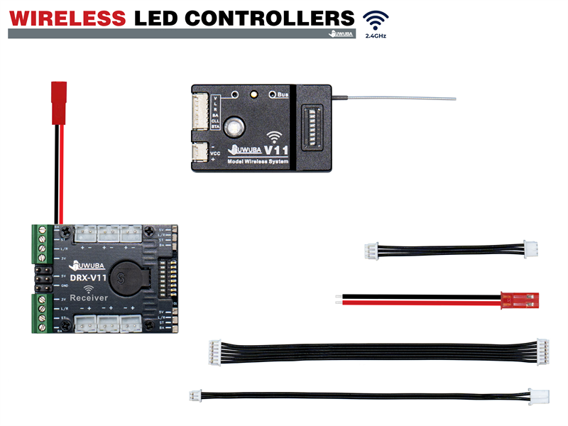 JWB TAMIYA 1/14 RC TRACTOR DTX-V11 DRX-V11 Wireless Light Control System