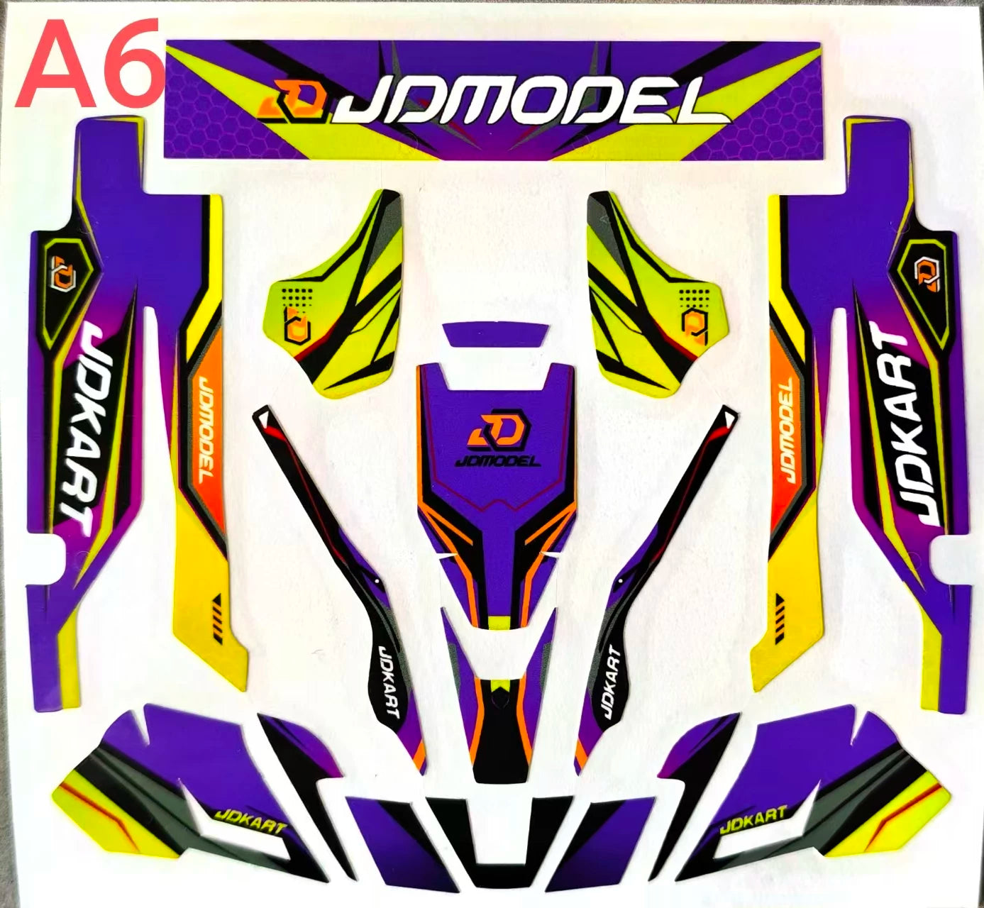 JDMODEL JDM-298Q RC 1/10 Kart Sticker