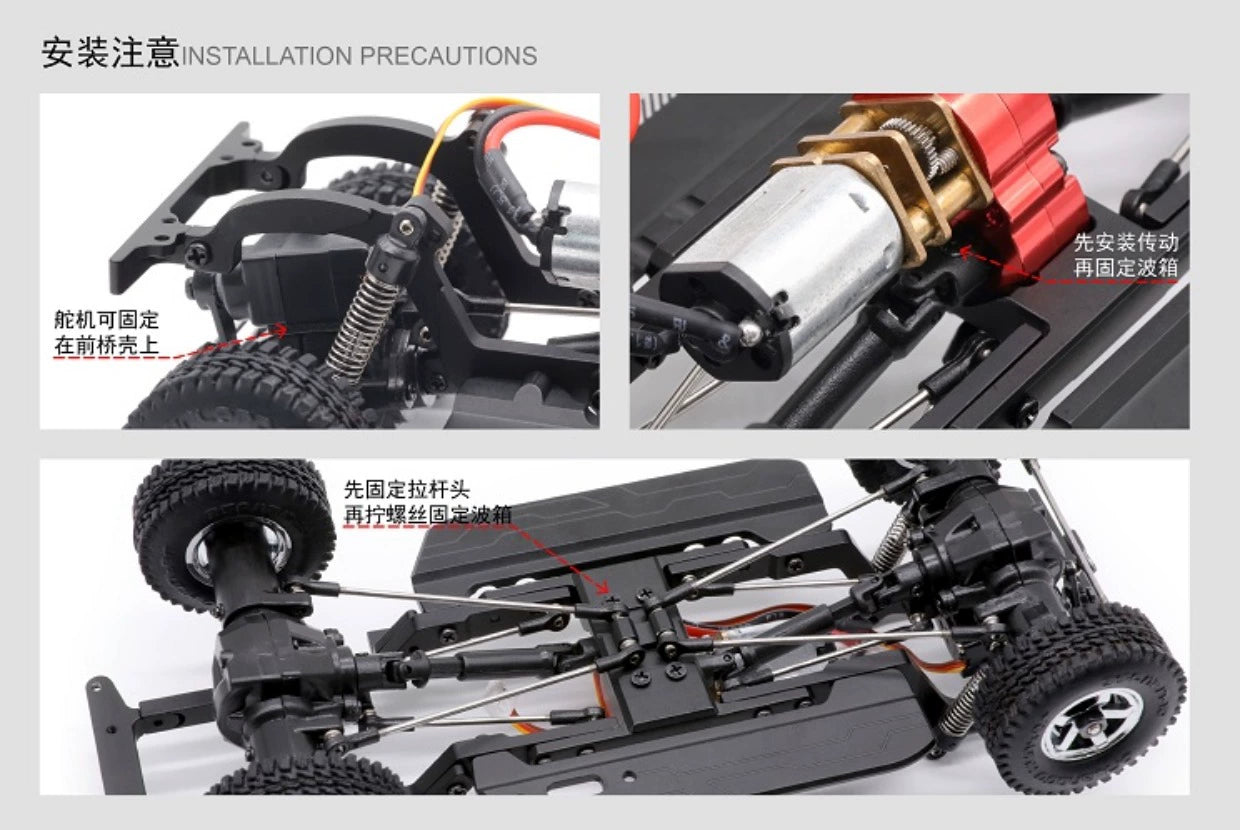 Orlandoo Hunter P01 1:35 F150 Rc Pickup Assembled Model KIT