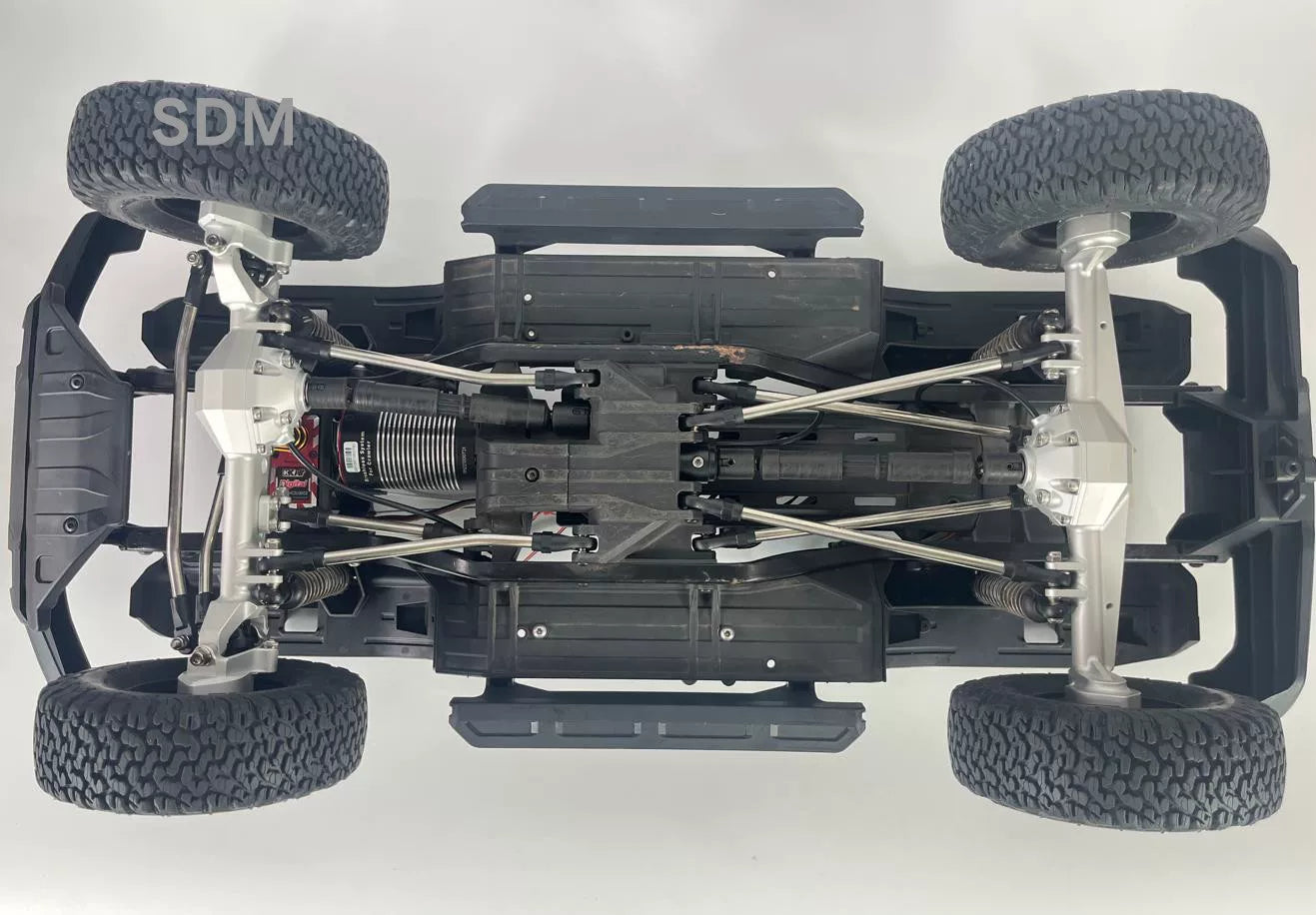 SDM SCX10 3rd Generation TRX4 VP 1/10 Pipe Frame Rc Car Constant Speed Steering Differential Speed Lock Rc Climbing Car Axle DA05