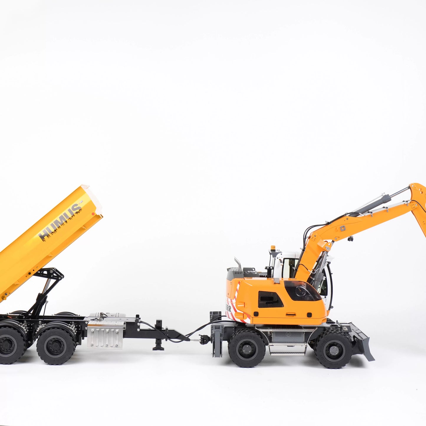 CUT HOBBY C900 1/14 RC Hydraulic Metal Dump Two AXLE Trailer