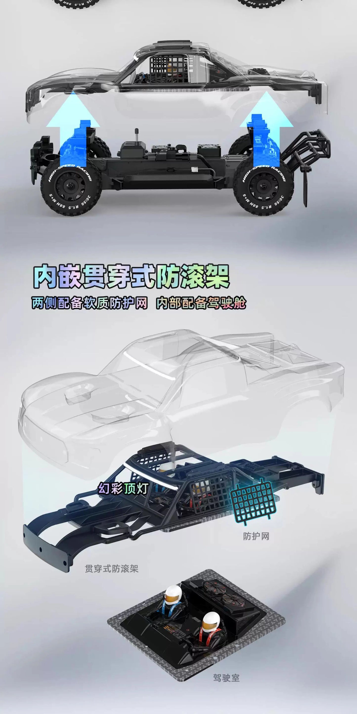 UDIRC GR S12 1/12 4WD Brushless RC CAR RTR