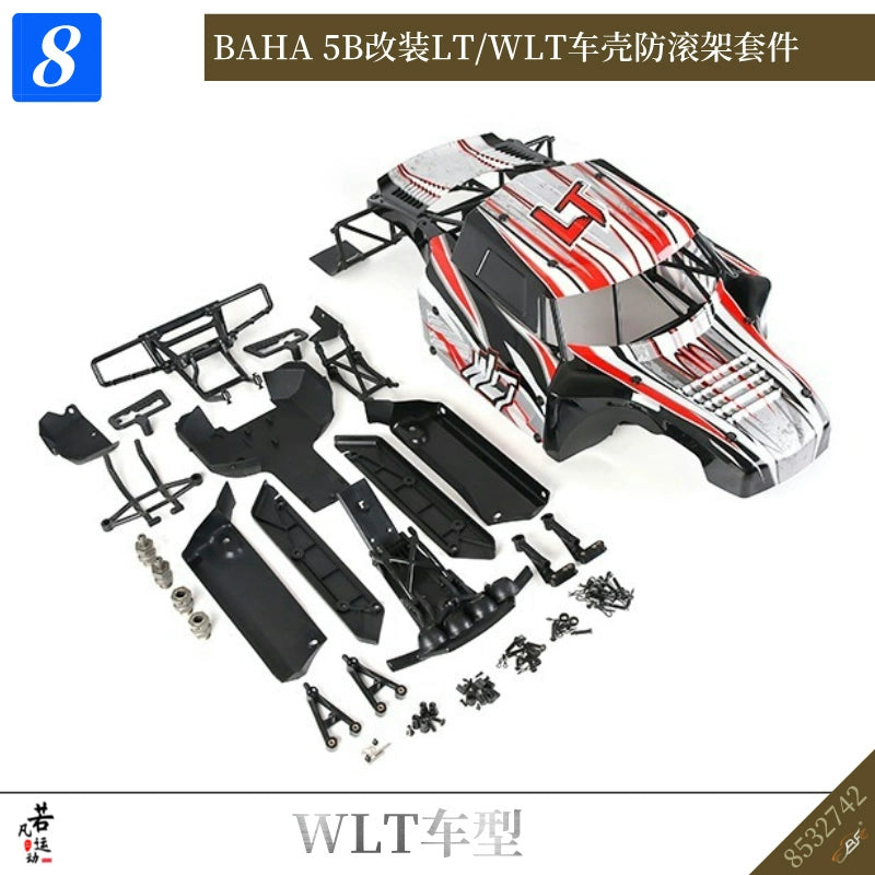 ROVAN 1/5 Car BAHA 5B Rc Car Modified LT/WLT 5t Shell Roll Cage Kit