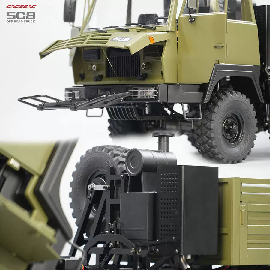 CROSSRC SC8 1/12 All Metal 8 X 8 Rc Truck KIT RTR