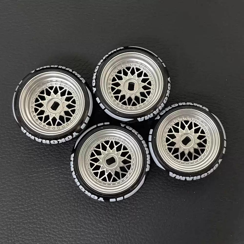 TG Racing BBS Metal Tires 20MM for 1/24 Rc Drift Car MINIZ DRZ Miniq TRC ArtTG Mk3