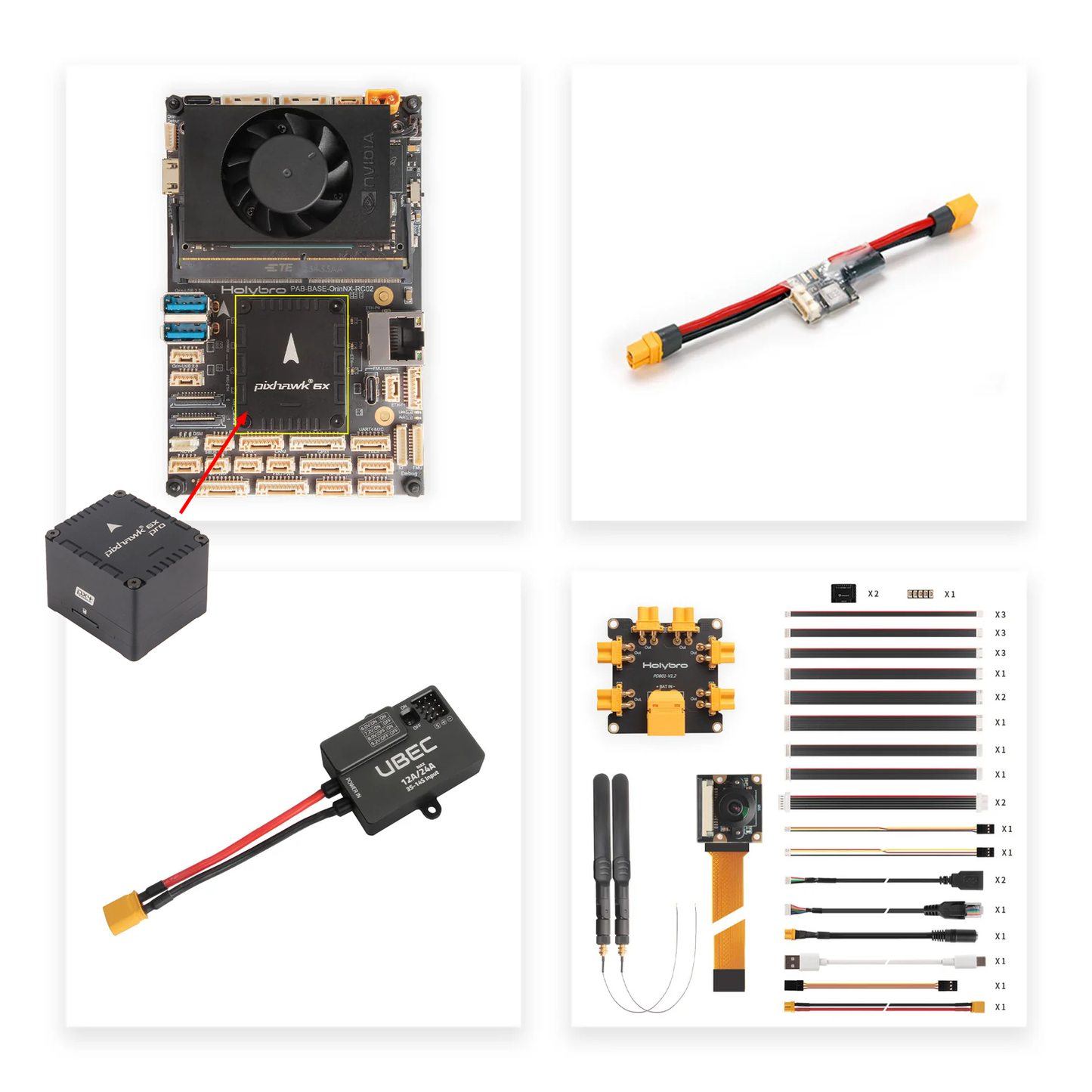 Holybro NNIDIA Pixhawk 6X Jetson Baseboard