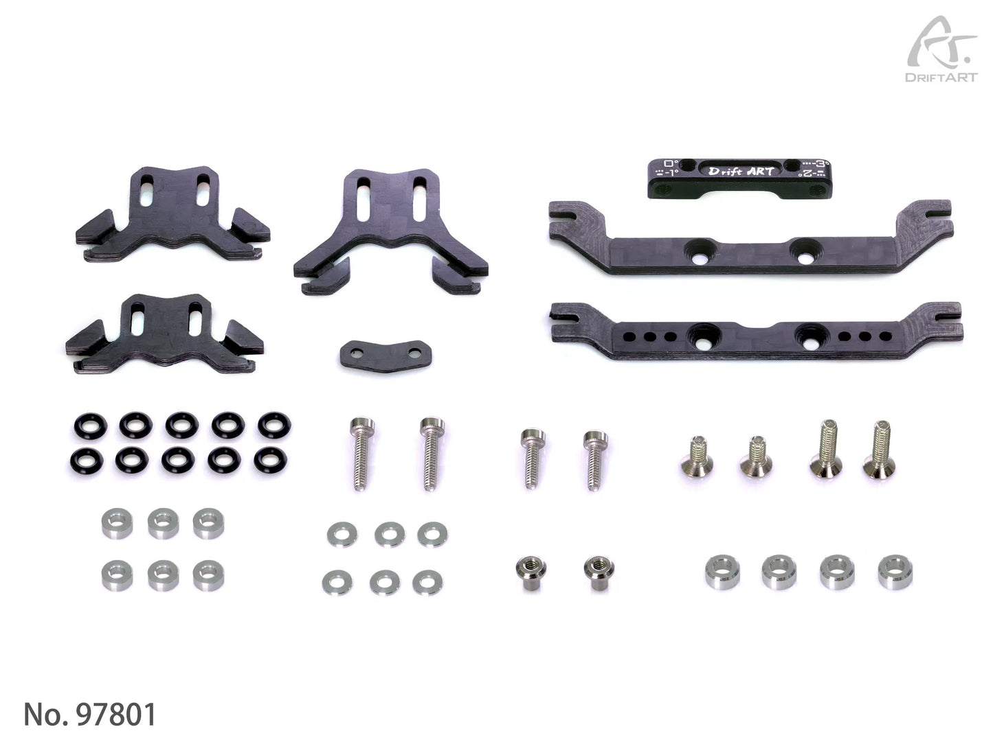 DRIFTART 99140/99140 + 98205 1/24 Rwd Rc Drift Car Frame Pre-assembled Version