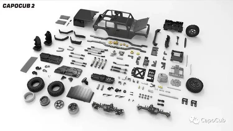CAPO CUB2 JK 1/18 Full Metal RC Car KIT