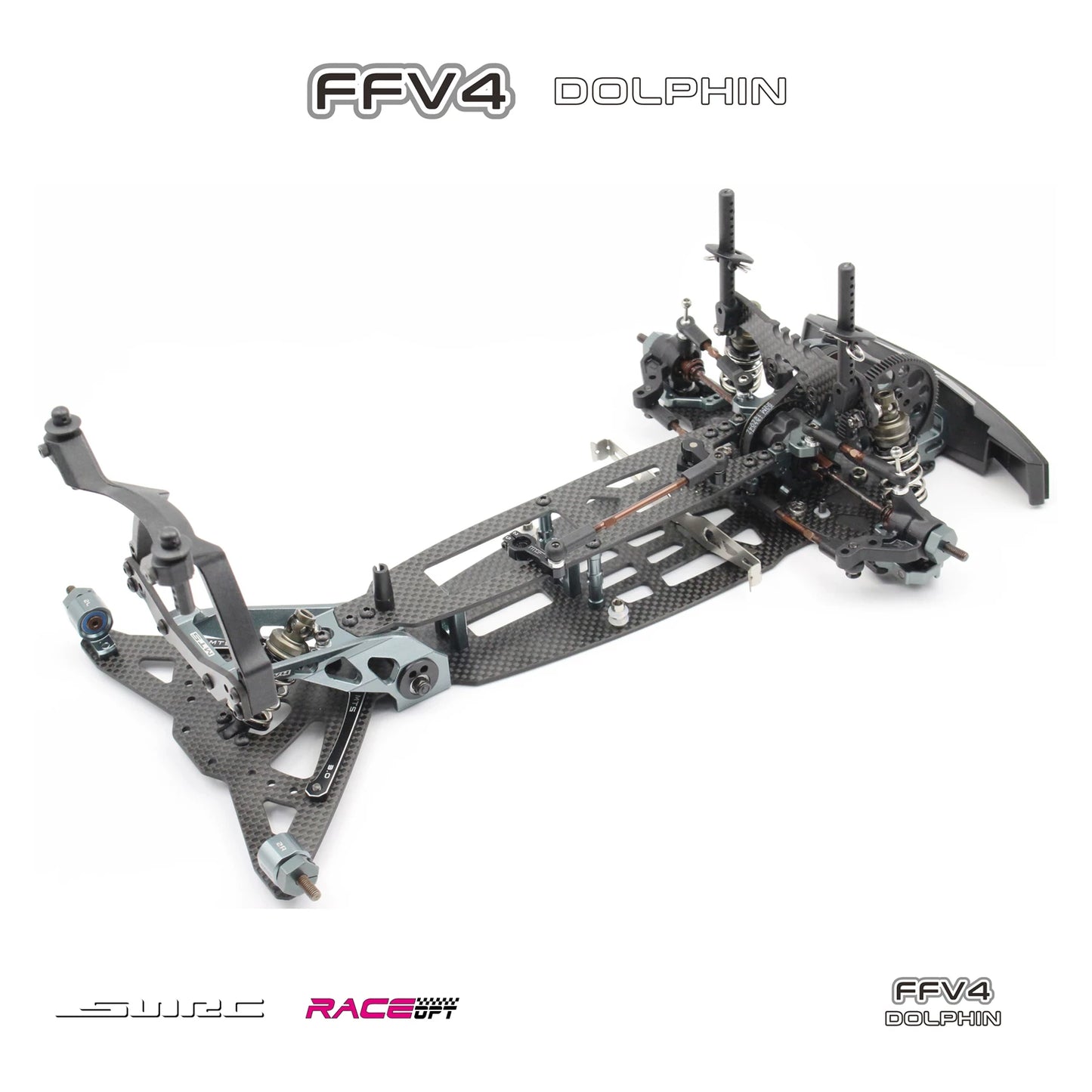 SNRC MTS FFV4 Dolphin 1/10 RC Car Frame kit