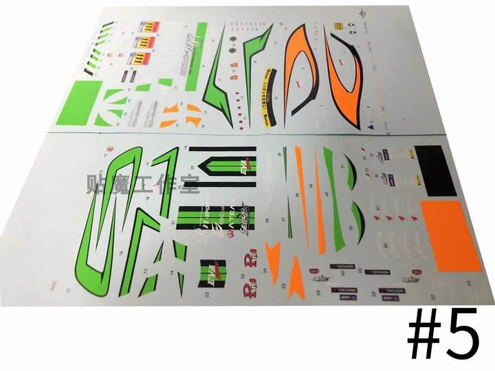 1/24 Rc Drift Car Miniz Car Shell EVA S15 Coating Transfer Watersticker