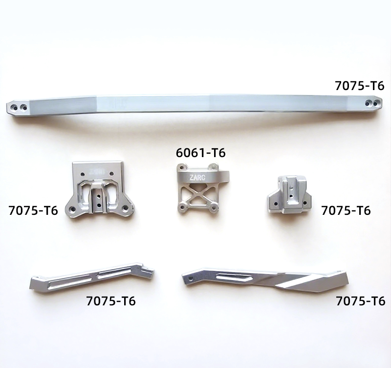 TRACTION HOBBY KING MOTOR KM 1/7 C3 934 Rc Rally Car Rear and Middle Support Base Reinforcement Kit