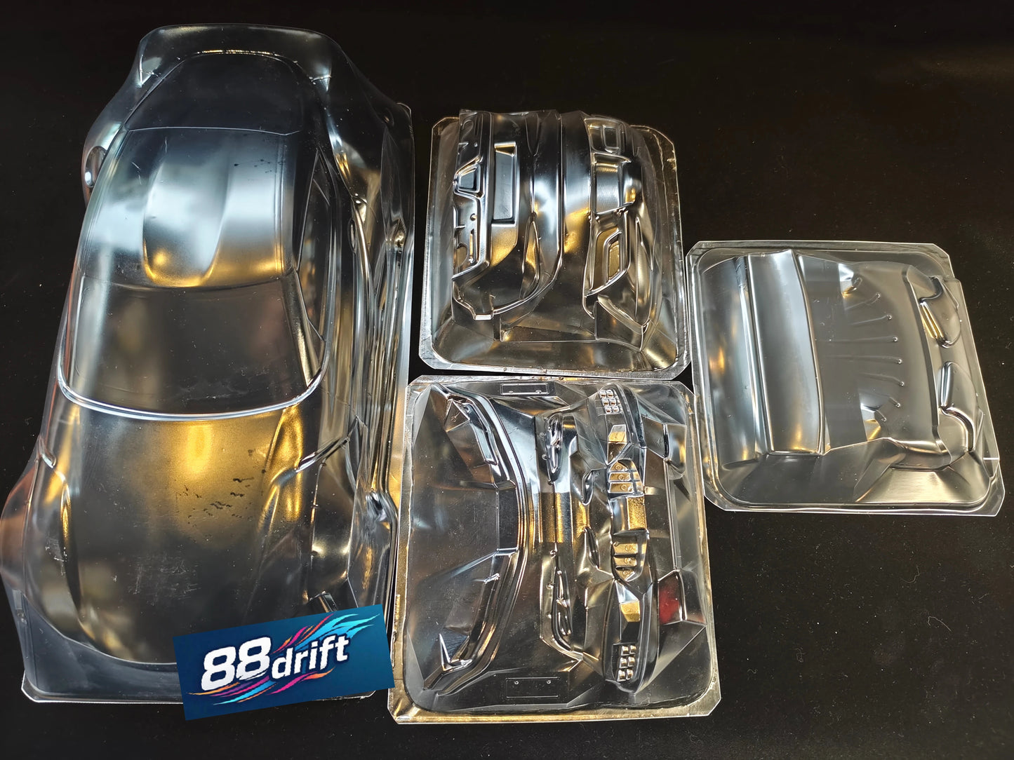 88Drift 1/10 A90 RC DRIFT CAR Transparent shell Width 200mm Wheelbase 258mm