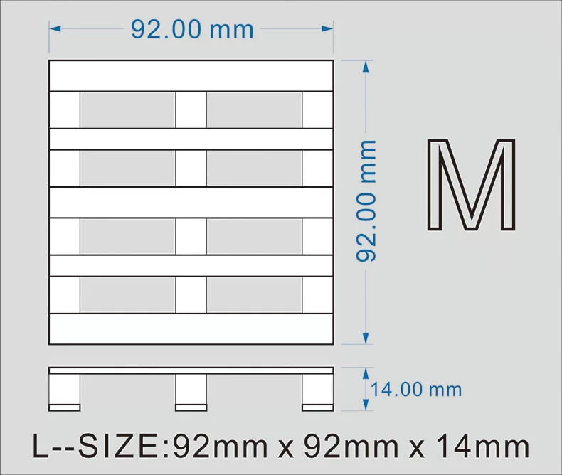 KAYA 1/14 Tamiya Rc Tractor Scene Model Wooden Pallet CJ003 10PCS