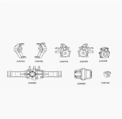 CROSSRC EMOX Rc Car Rhino  Lion Tiger X3 Original Parts