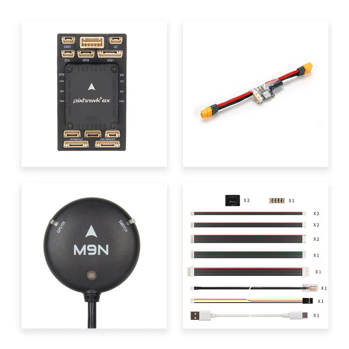 Holybro Pixhawk 6X ICM-45686 RC Fixed Wing Drone Flight Control M9N /M10 GPS