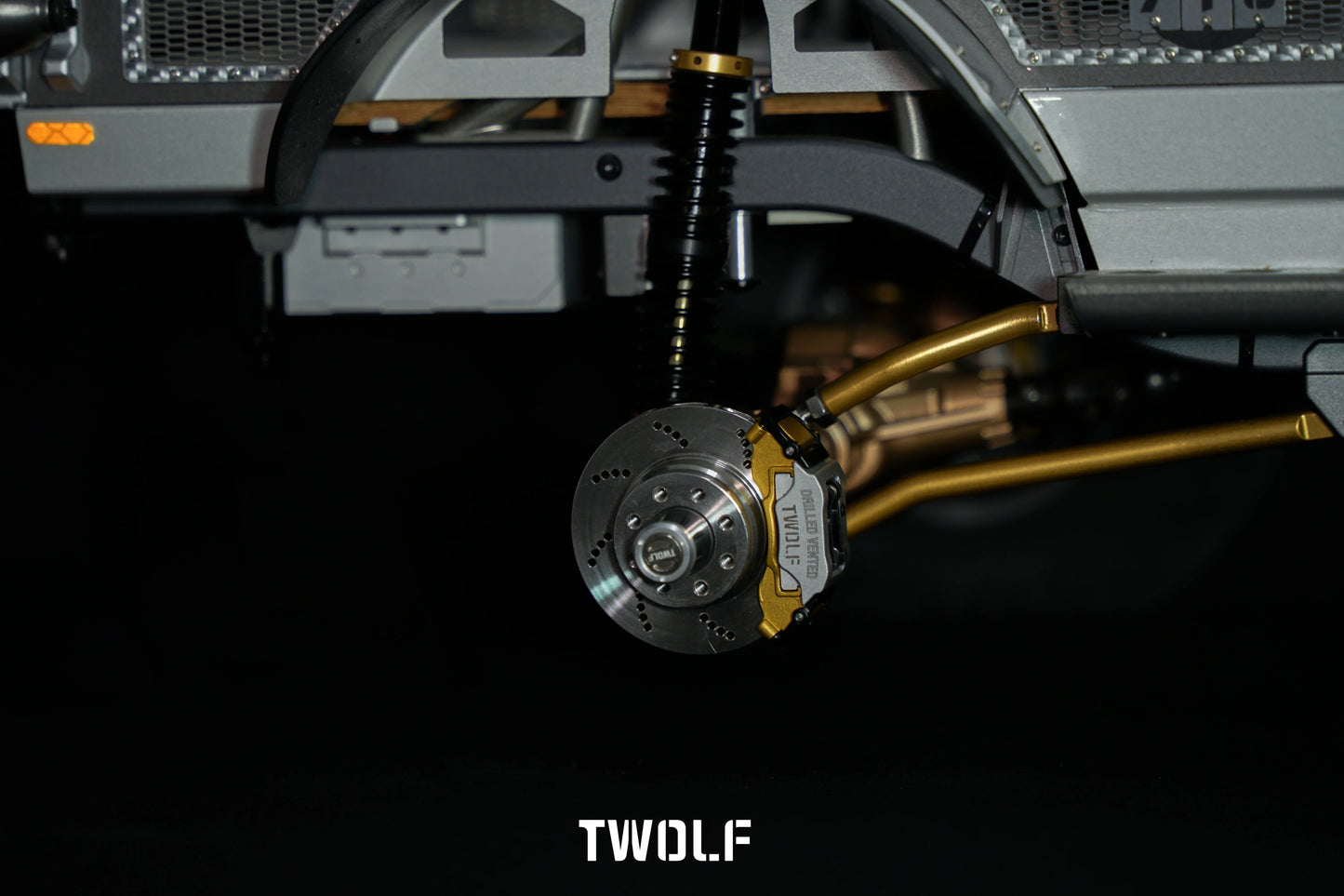 TWOLF M715 1/8 Rc Car Disc Brake Caliper Pedal Op Parts