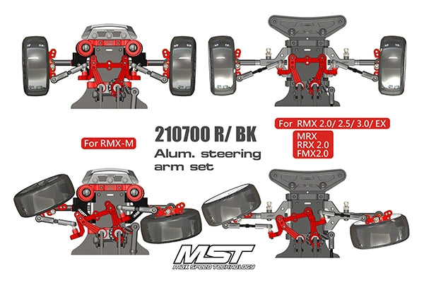 MST RMX M 2.5 EX 3.0KMW MRX RRX 1/10 Rc Drift Car 210700R BK