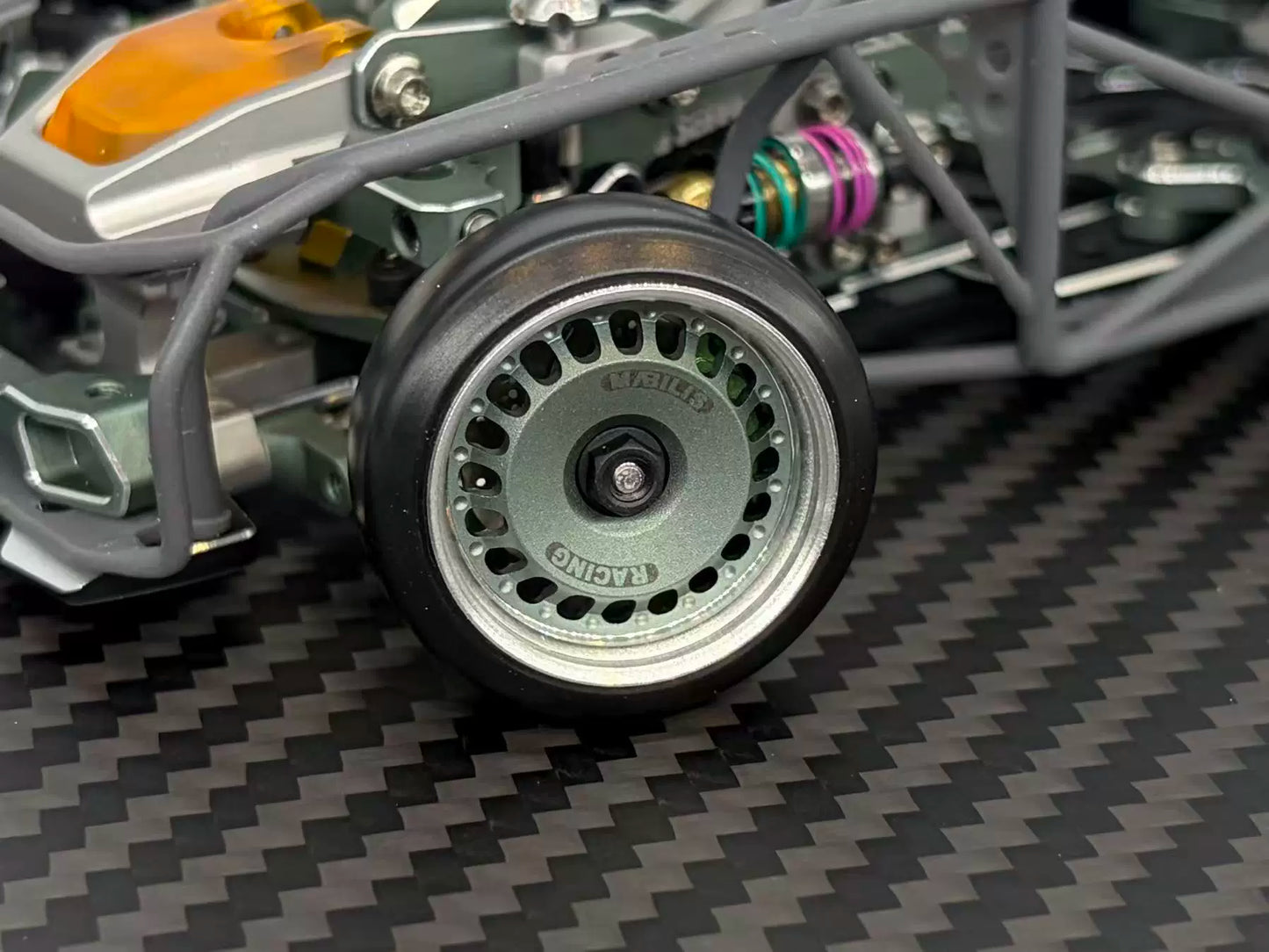 LS Studio MABILIS AeroDisc 1/24 RC DRIFT CAR miniz AWD Metal Wheel 20mm