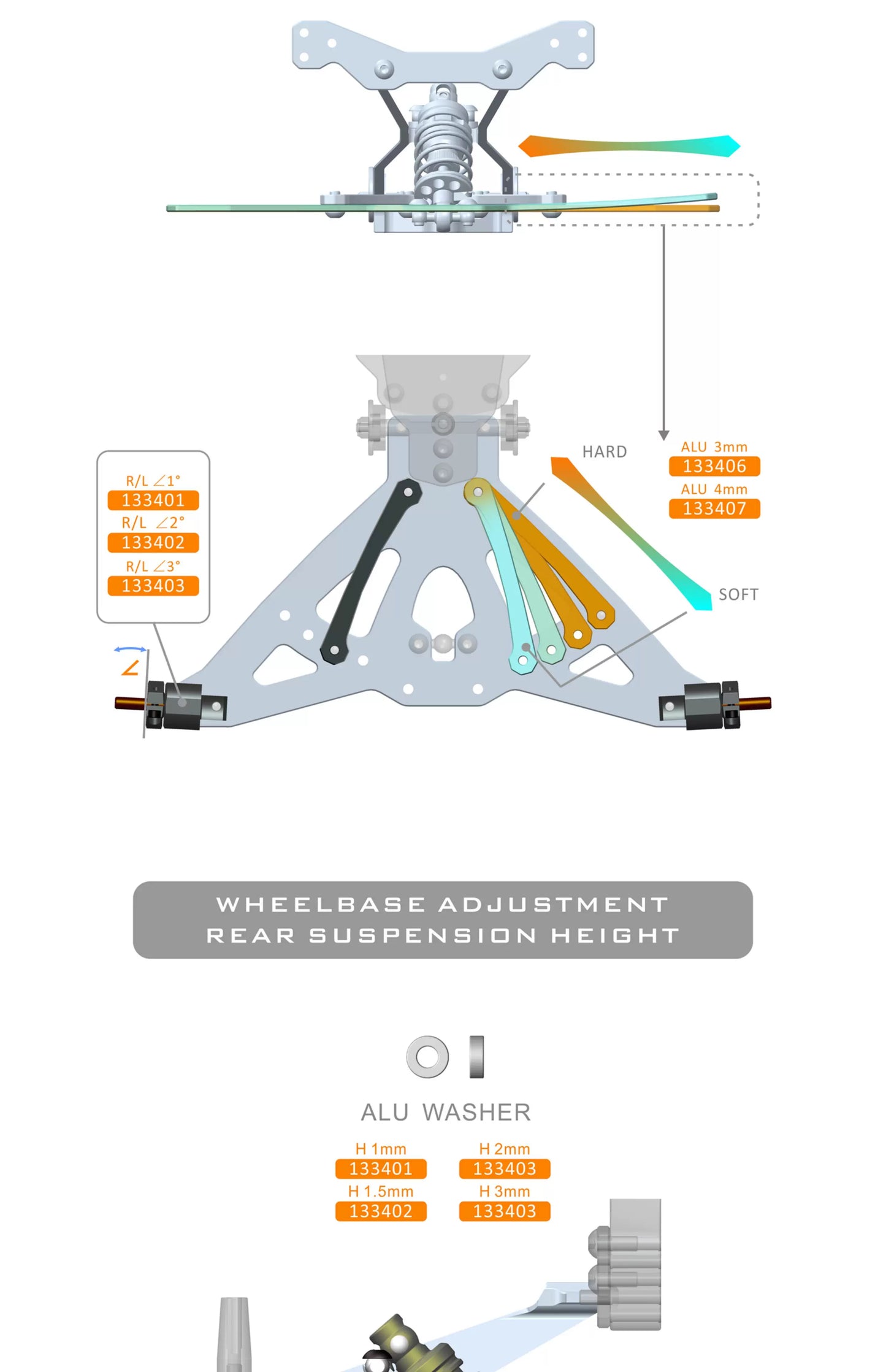 SNRC 1/10 FFV4 RC CAR Front Drive Belt Drive Carbon Fiber Frame
