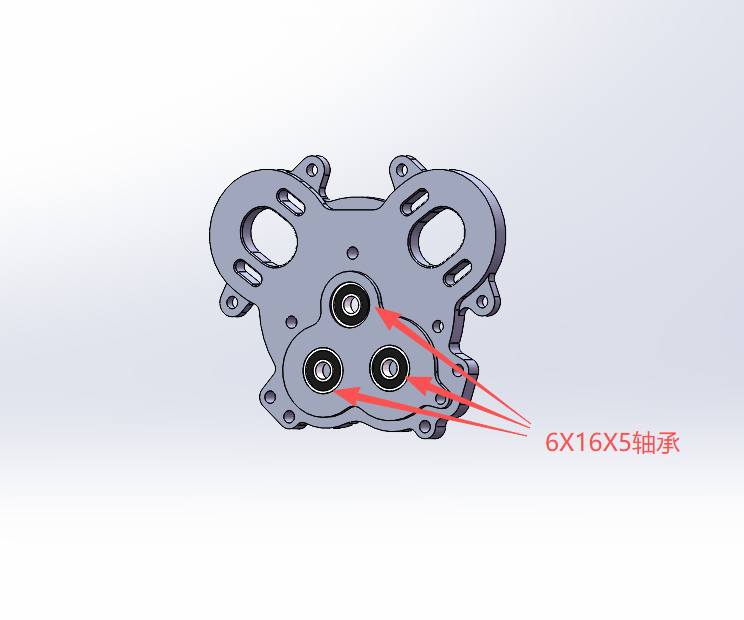 Crossrc EMO XX 1/6  1/5 EMO XX2 XXL2 RC CAR CNC Aluminum Gearbox Housing