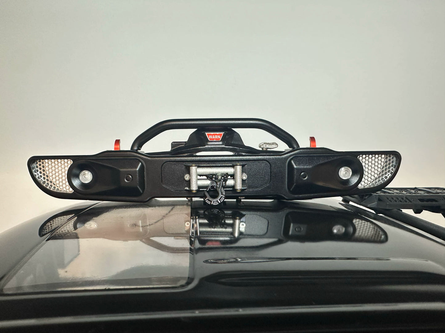 Metal Front Bar with Winch for Crossrc Leopard Rhino Mustang RLAARLO JK07 1/7 RC CAR Universal