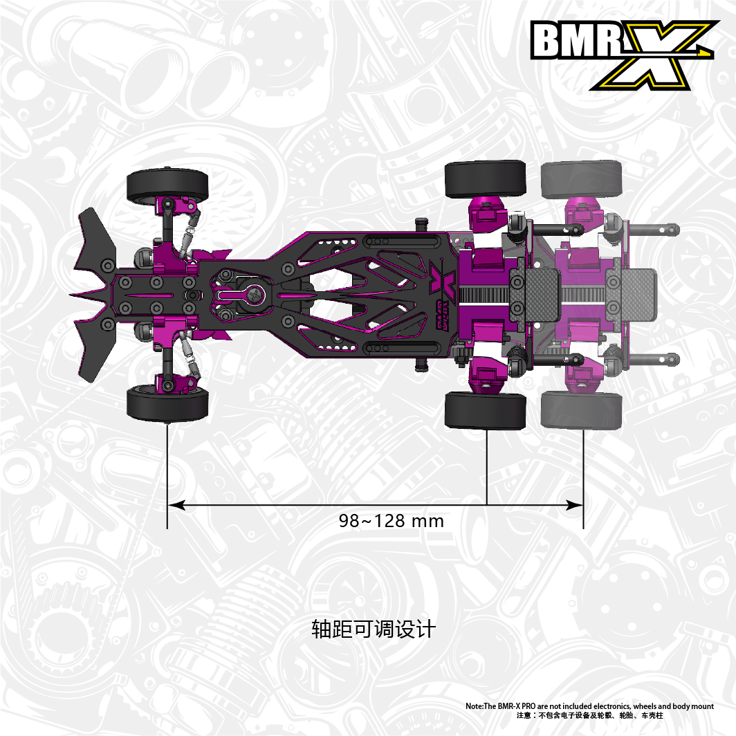 BMRC BMRX EVO 1/24 Rwd  Rc Drift Car KIT