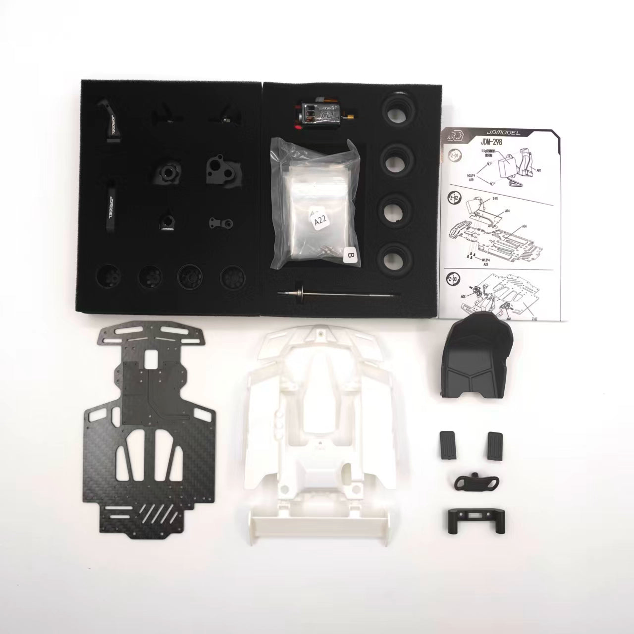 JDMODEL JDM-298 1:10 RC Kart Model KIT RTR