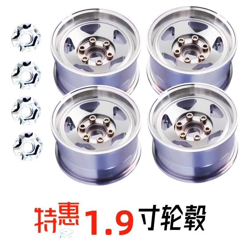 WLToys 1/10 rc car 104006 op part metal axle housing alloy wheel tire rear collision