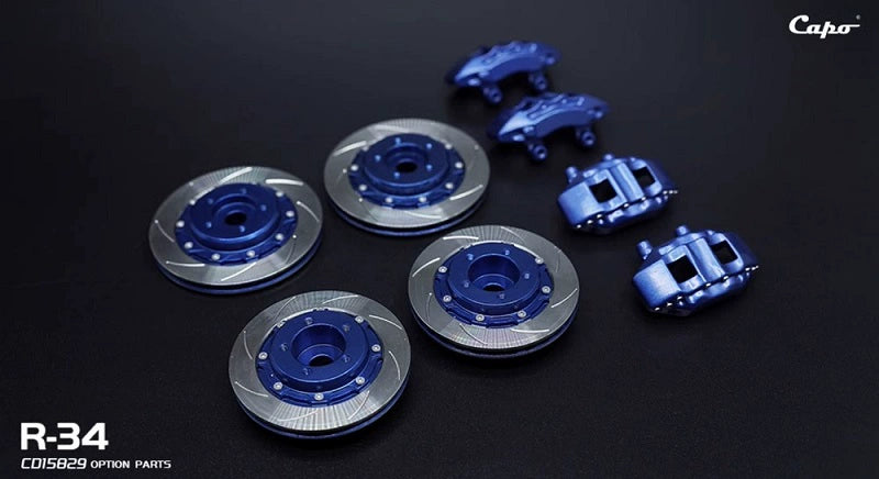 CAPO CD15829 GTR R34 Rc Car Metal Caliper OP part