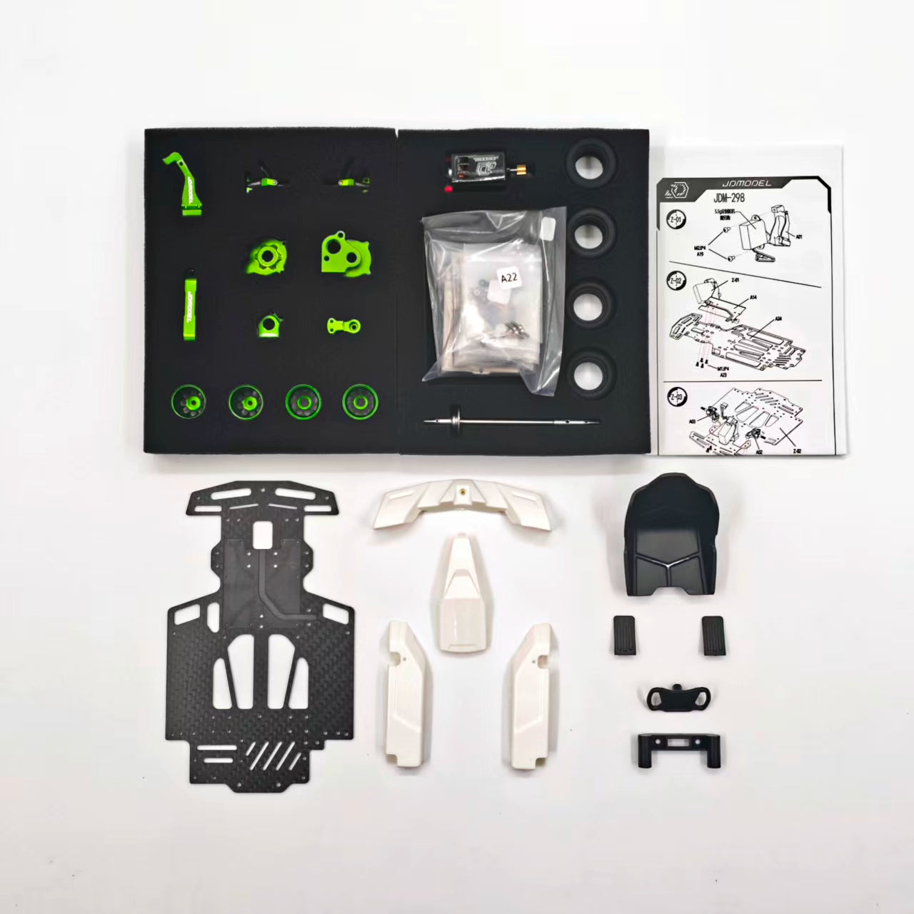 JDMODEL JDM-298 1:10 RC Kart Model KIT RTR