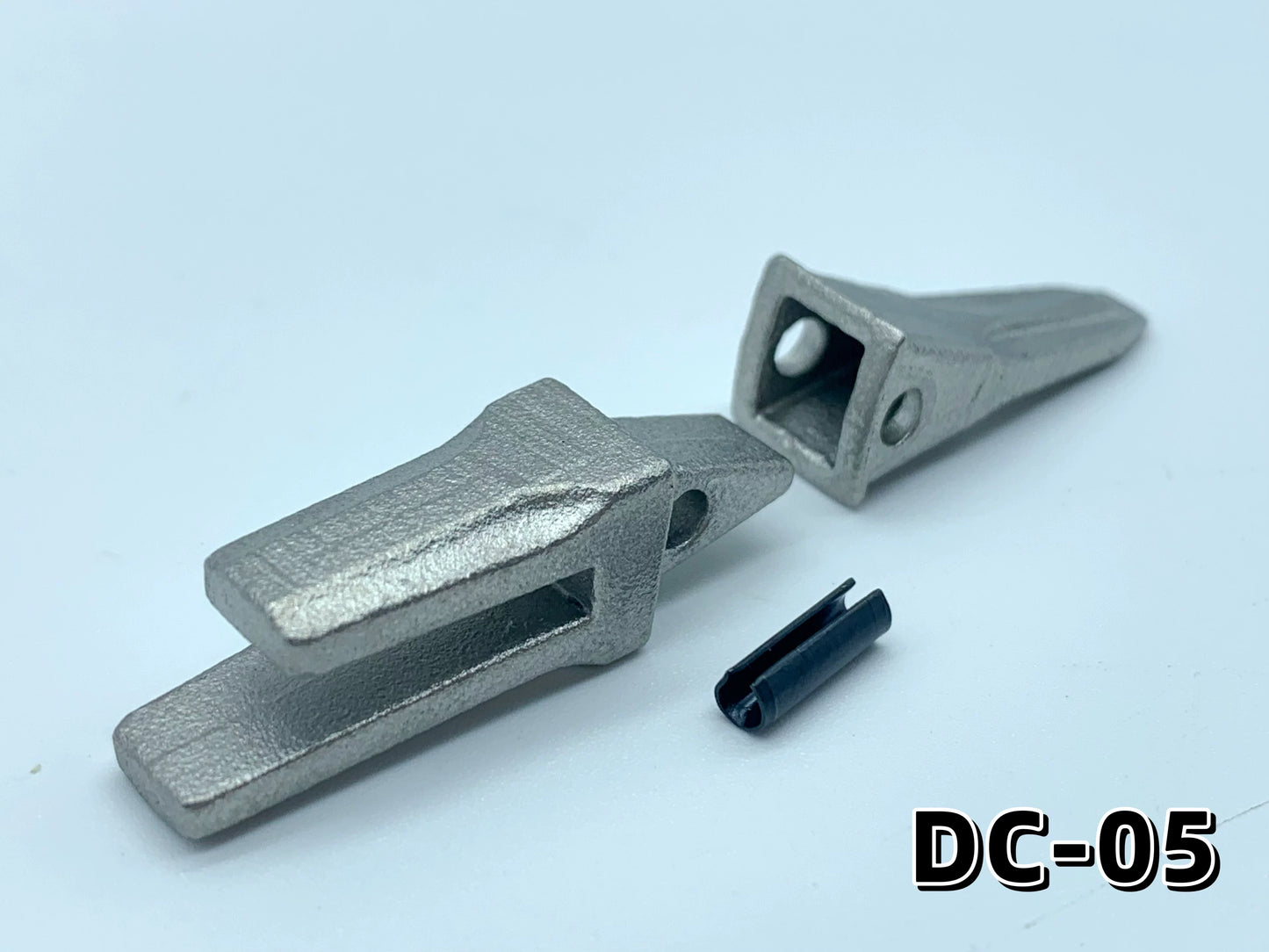 1/14 CUT RC Hydraulic Excavator Model Stainless Steel Digging Bucket Teeth Dc05 10PCS